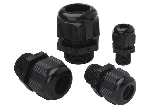 PA6 Sch-Tec Cable Gland M12L Range 2.5-6.5mm IP68 Black