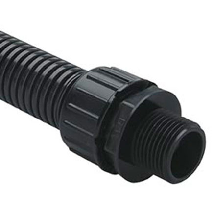 Threaded Three Part Straight Fitting