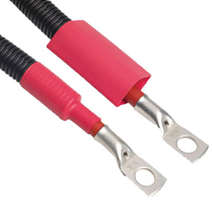 Adhesive Lined Heatshrink Black 12.0mm-4.0mm - 1.2m Long