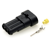 Superseal 3 way Connector Kit Male for 0.50-1.50mm cable